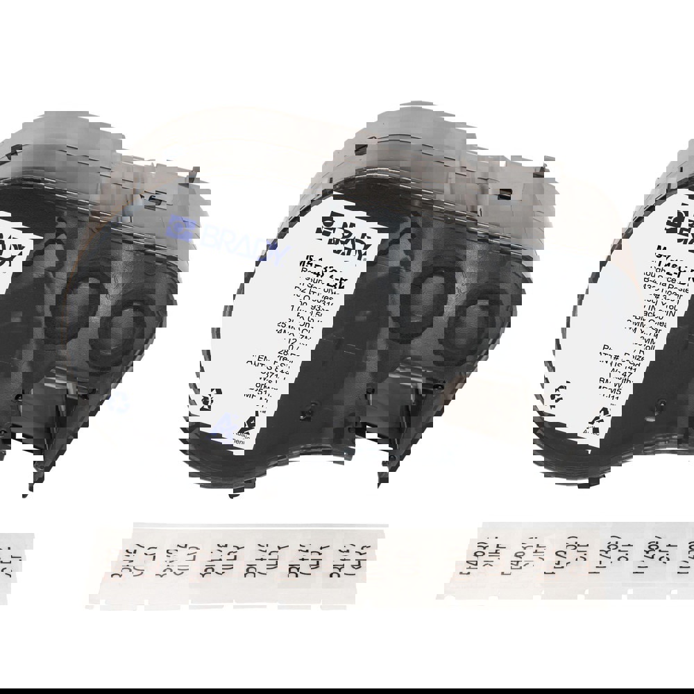 Labels, Ribbons & Tapes; Application: Label Printer Cartridge ; Type: Label Printer Cartridge ; Color Family: Clear ; Color: Black on Clear ; Number Of Labels Per Roll: 280 ; For Use With: BMP51; BMP53; M511